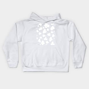 Happy Little Clouds Pattern Kids Hoodie